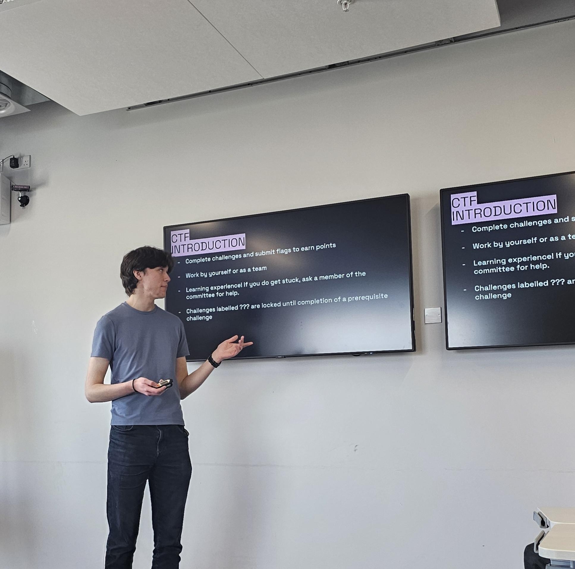 Presenting for a CTF event